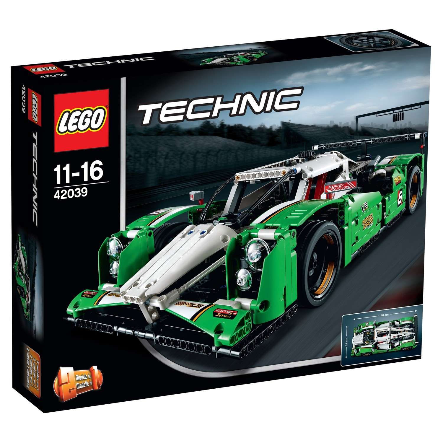 Конструктор LEGO Technic Гоночный автомобиль (42039) - фото 2