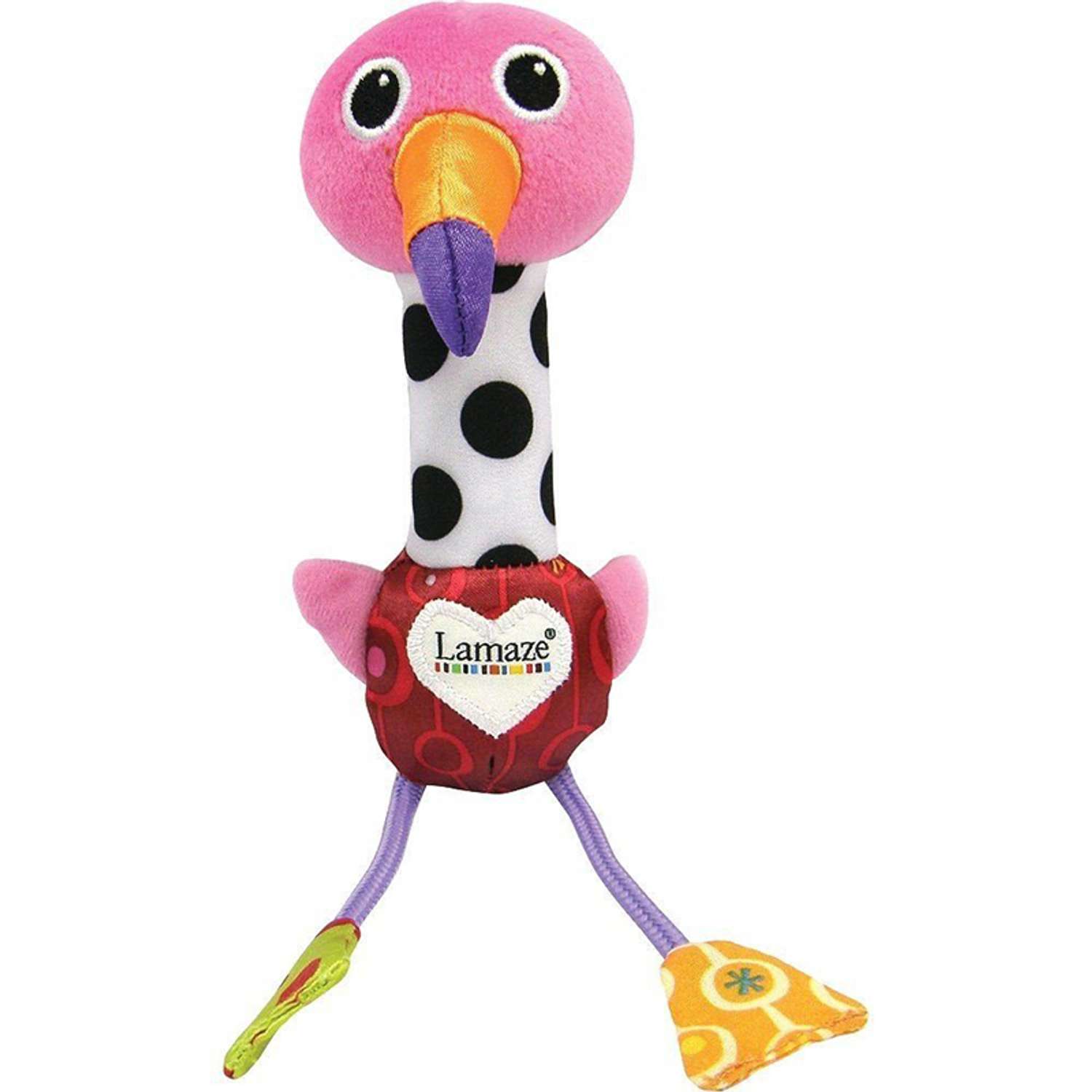 Развивающая игрушка Lamaze Веселый Розовый Фламинго - фото 1