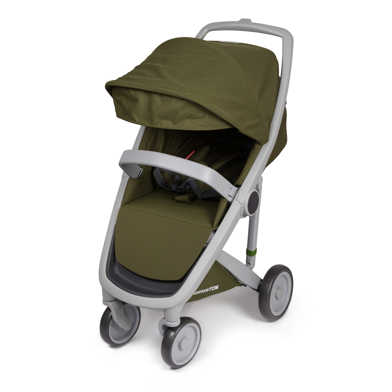 Прогулочная коляска Greentom Upp Classic Olive/Grey - фото 1