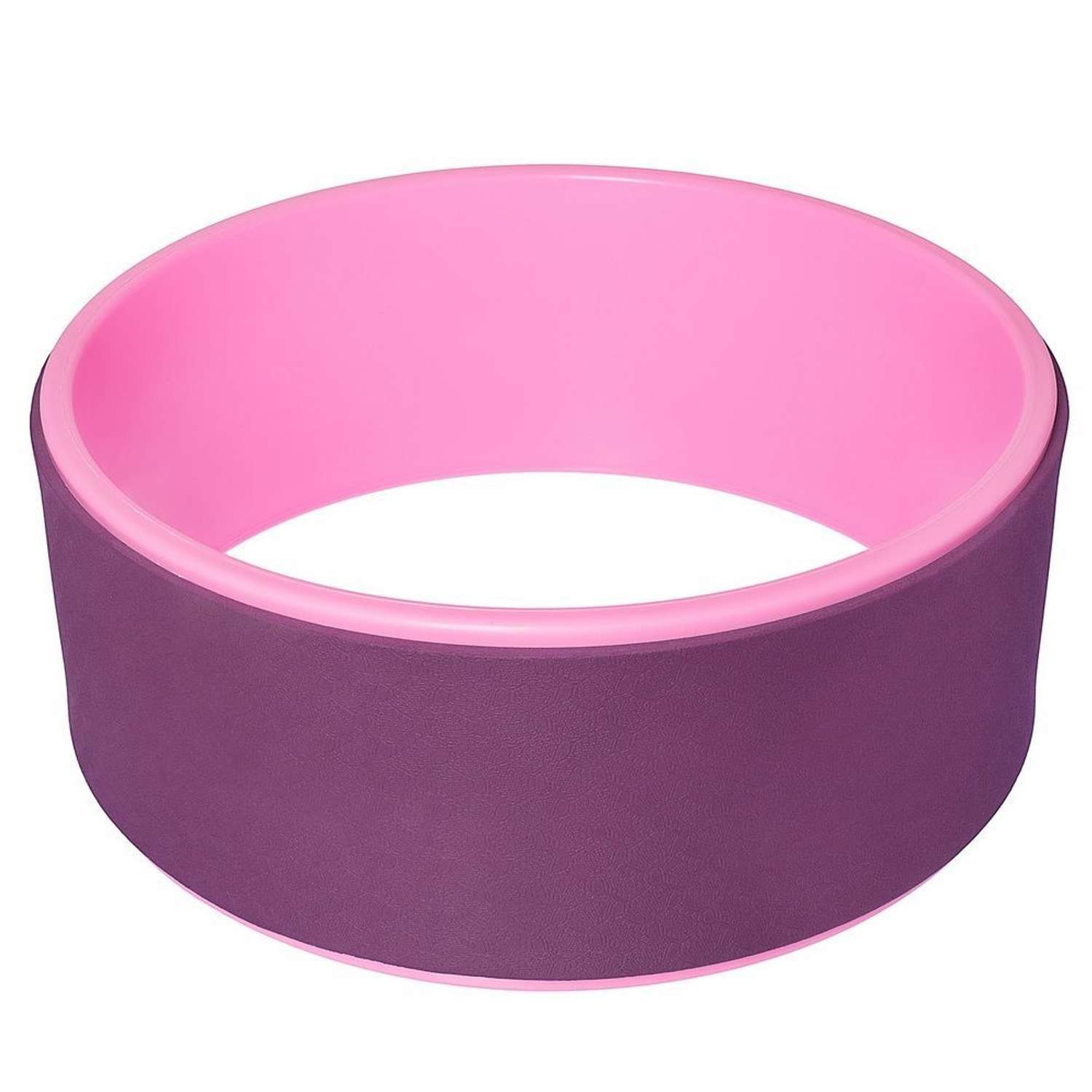 Колесо для йоги STRONG BODY фитнеса и пилатес 30 см х 12 см пурпурно-розовое - фото 3