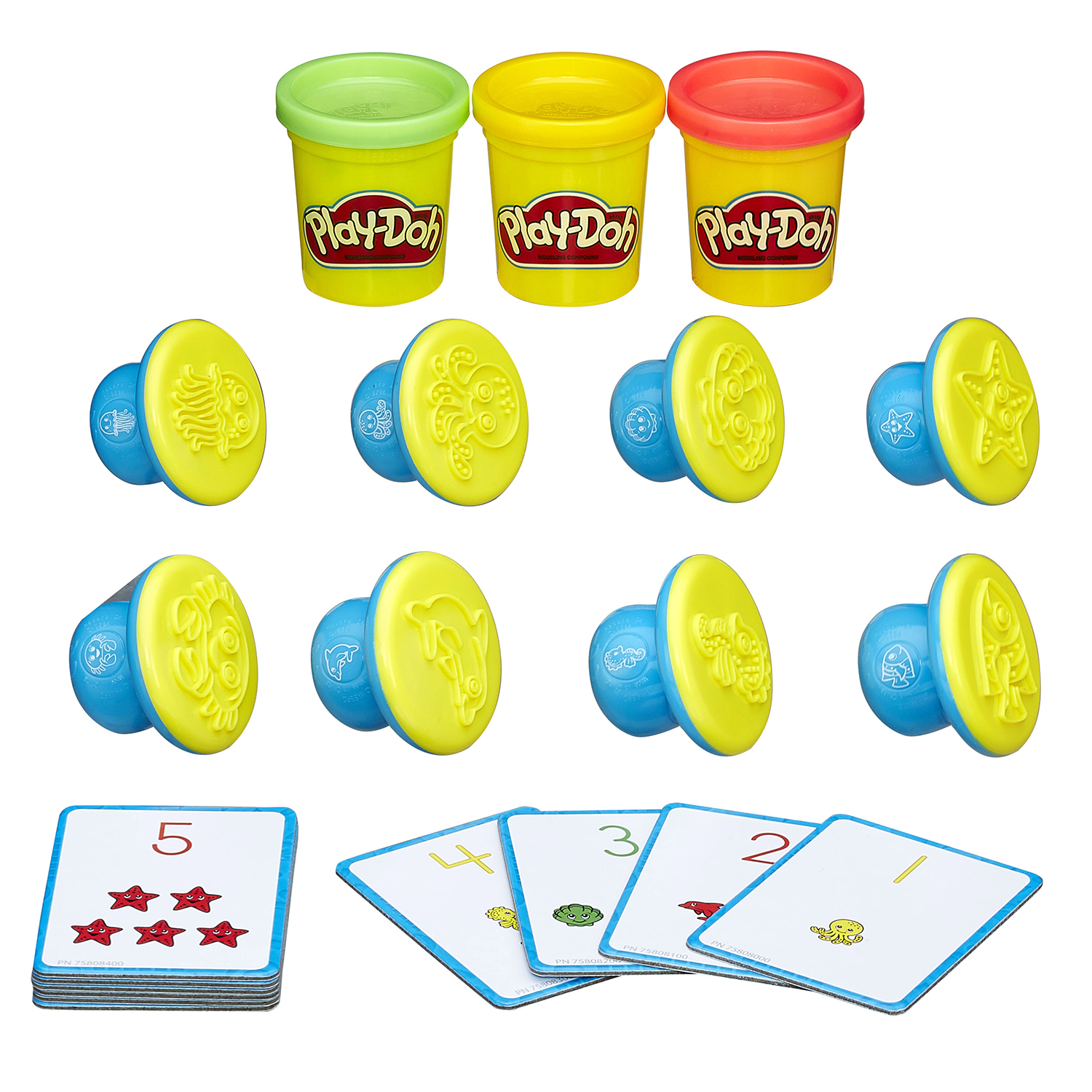 Numeros play doh on sale