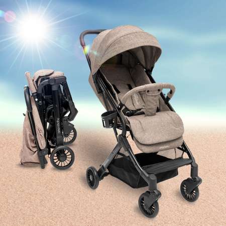 Прогулочная коляска AmaroBaby Voyager коричневый