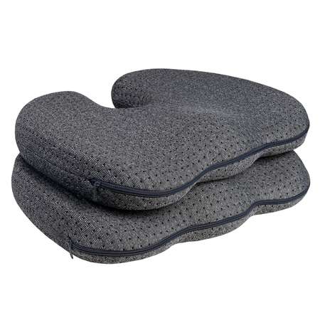 Ортопедическая подушка Ambesonne под копчик для офисного кресла или автомобильного сиденья 46x36x8 см
