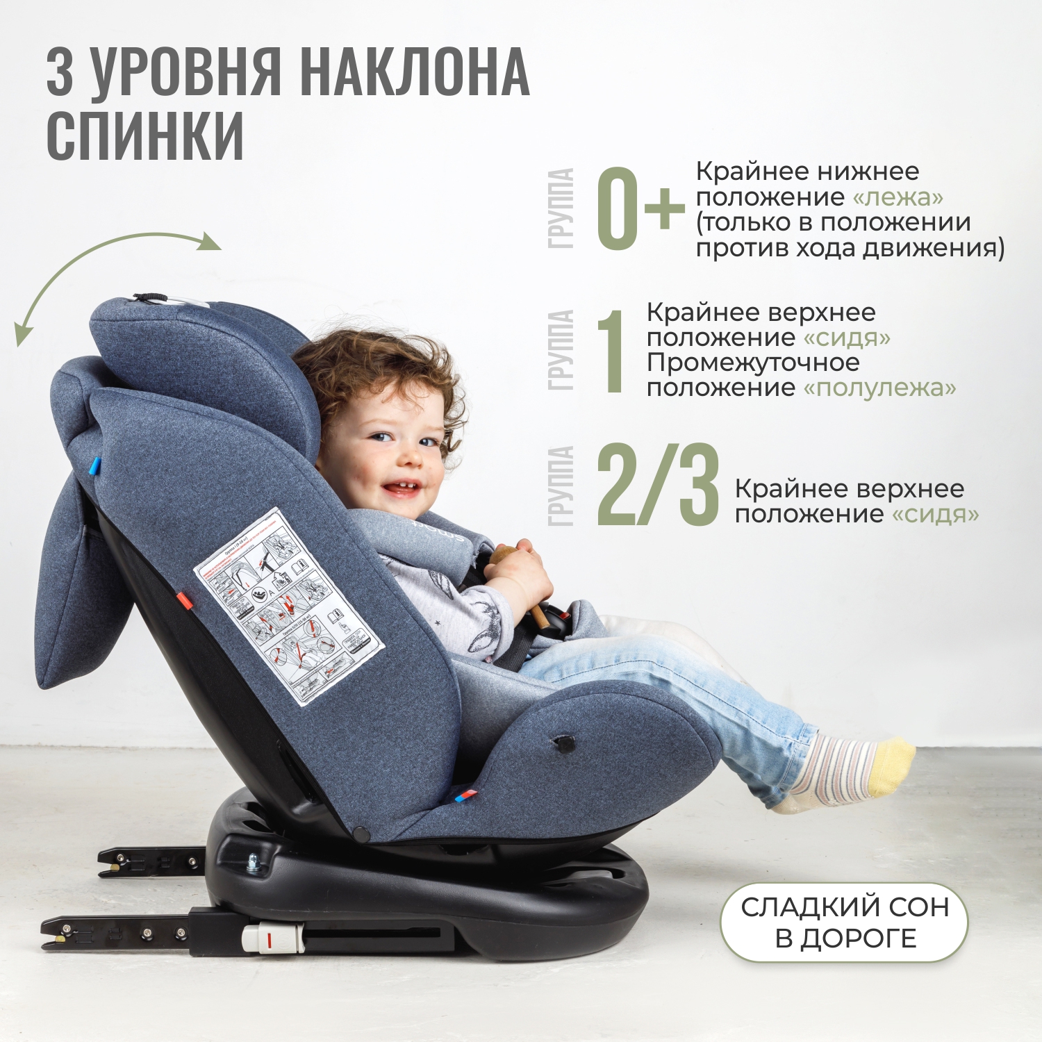 Детское автокресло SmartTravel Boss ISOFIX Blue - фото 7