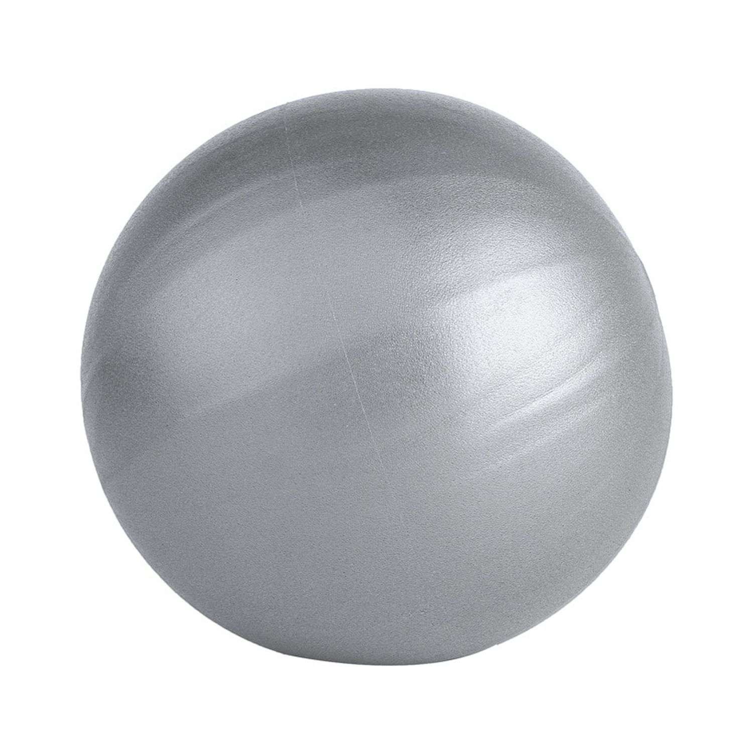 Мяч для йоги и пилатеса Beroma с антивзрывным эффектом 25 см серый - фото 1