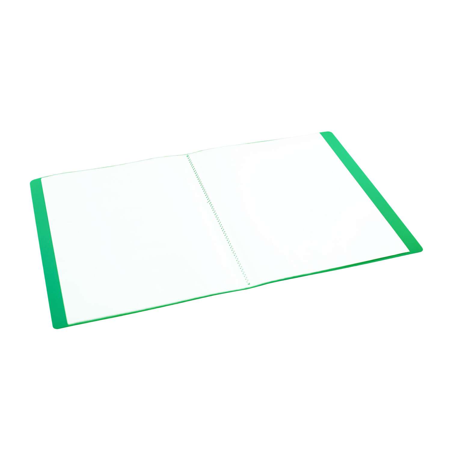 Папка с 20 файлами А4 Консул пластик 0.55 мм цвет зеленый - фото 3