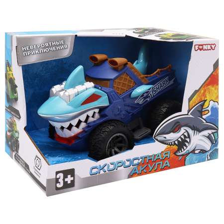 Машинка Funky Toys Акула Синий FT0735693