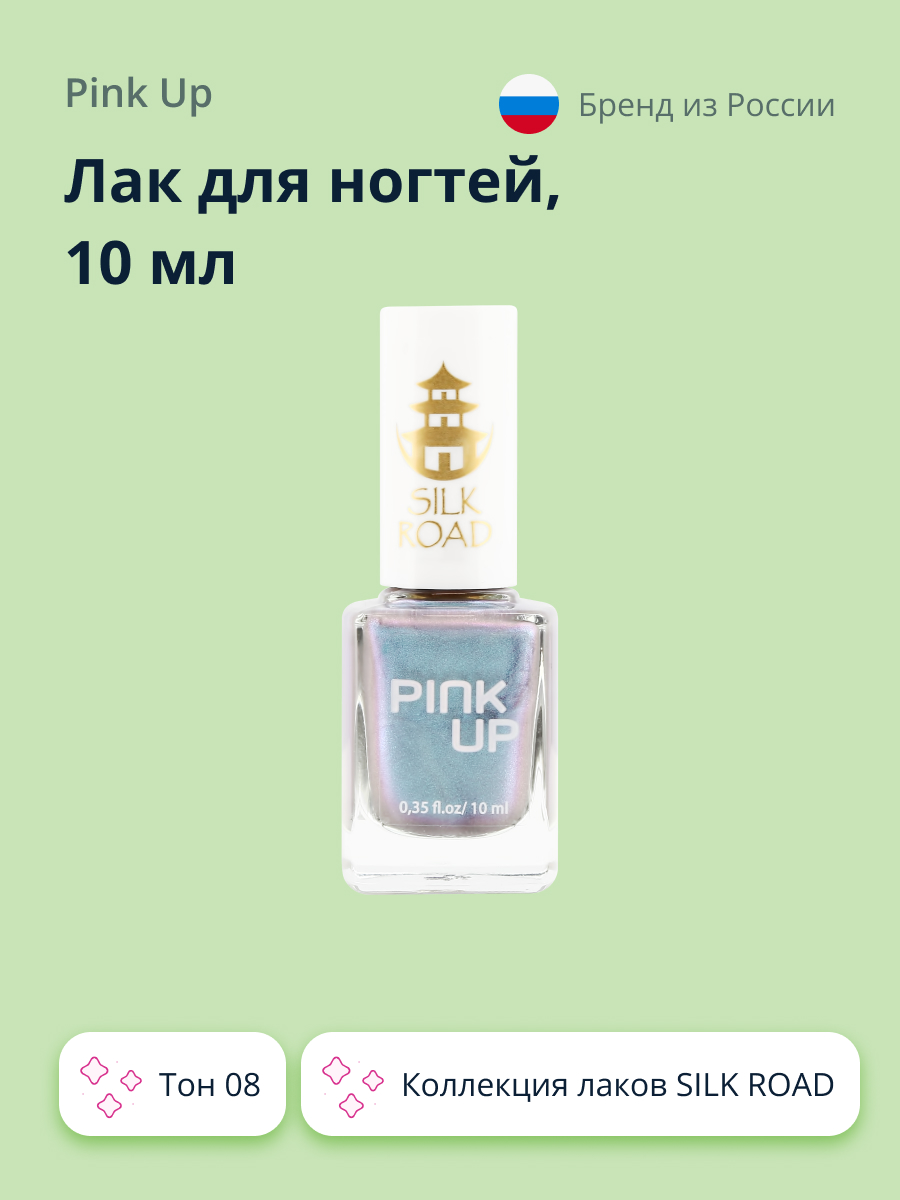 Лак для ногтей Pink Up Limited silk road тон 08 10 мл - фото 1