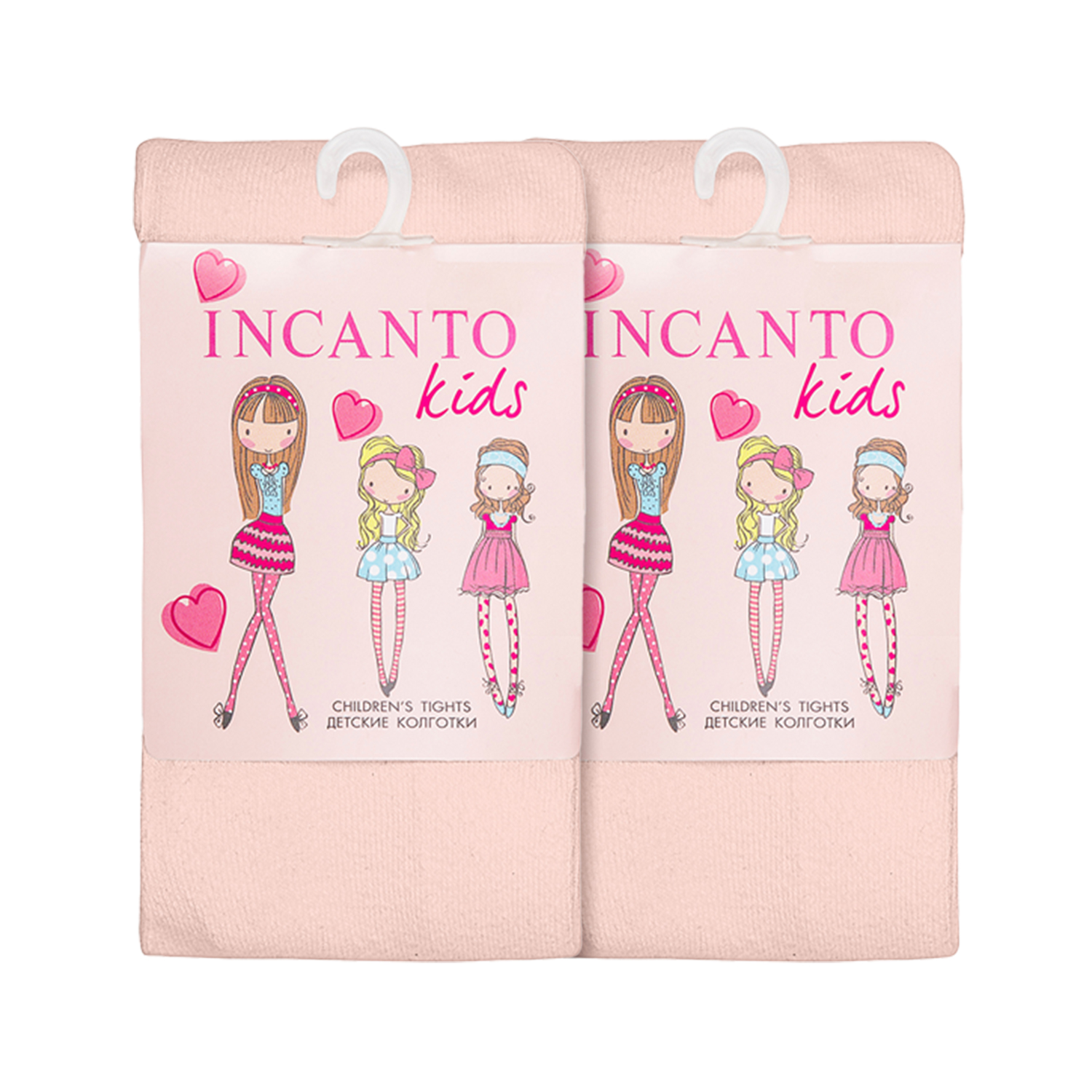 Колготки 2 пары INCANTO kids ВС_002rosa2 - фото 1