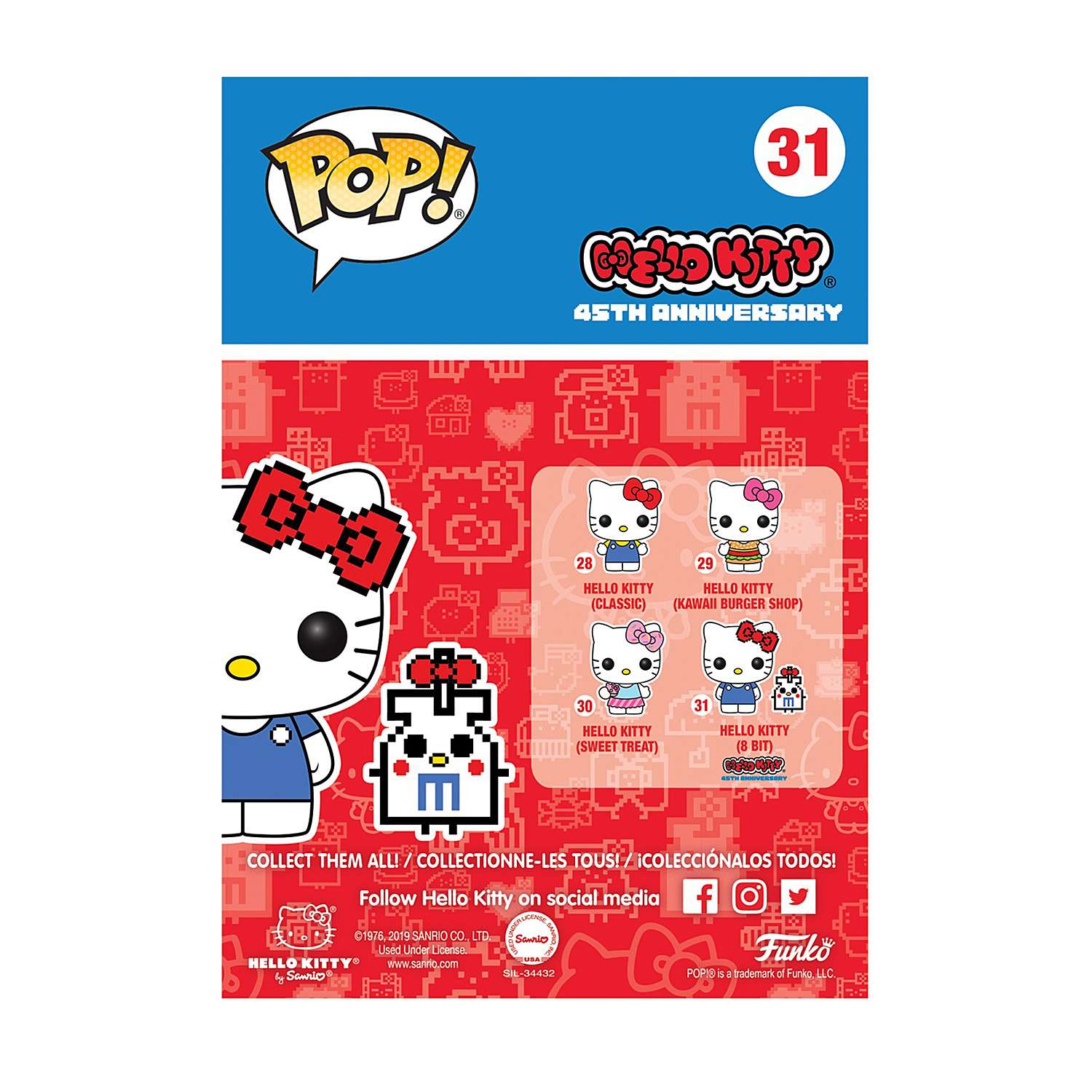 Игрушка Funko Pop Sanrio Hello Kitty Fun2532 - фото 3