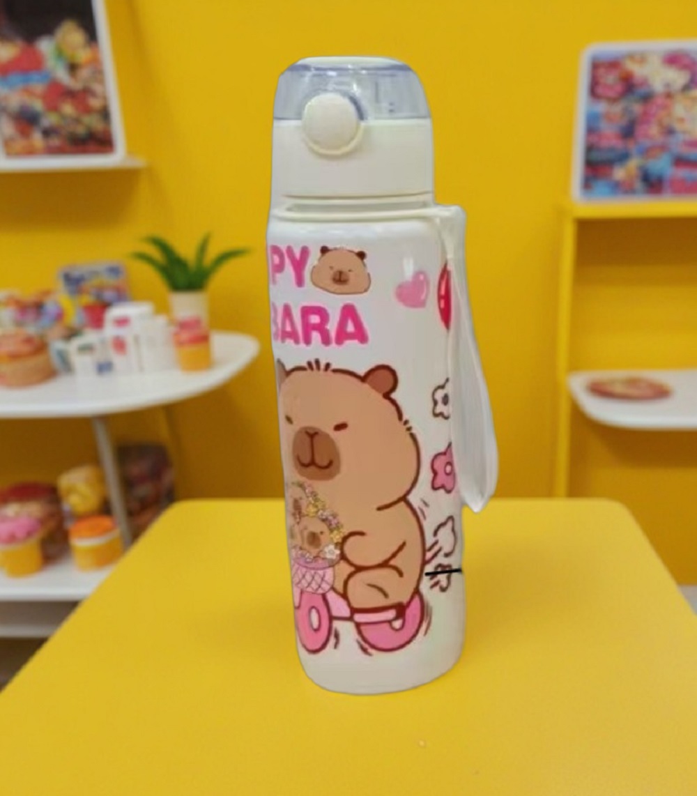 Бутылка для воды детская ТОТОША Непроливайка с трубочкой для прогулки, школы, путешествий - фото 4