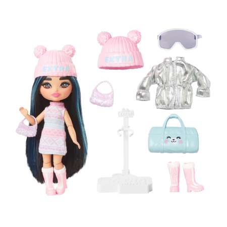 Набор игровой Кукла Barbie Extra Fly Minis Snow HPB20