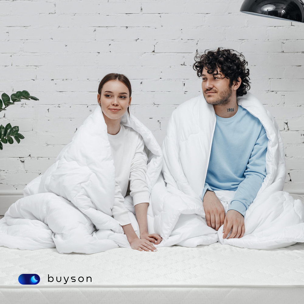 Сет мини buyson BuyFirst Mini: анатомическая подушка 50х70 см и одеяло 140х205 см - фото 15