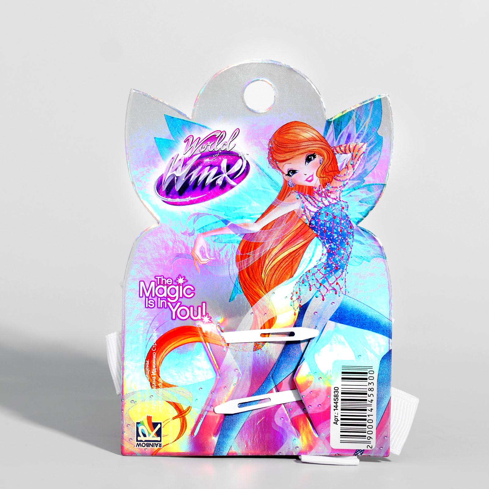 Набор зажимов WINX с цветком Феи 2 шт Winx 1445830 - фото 3