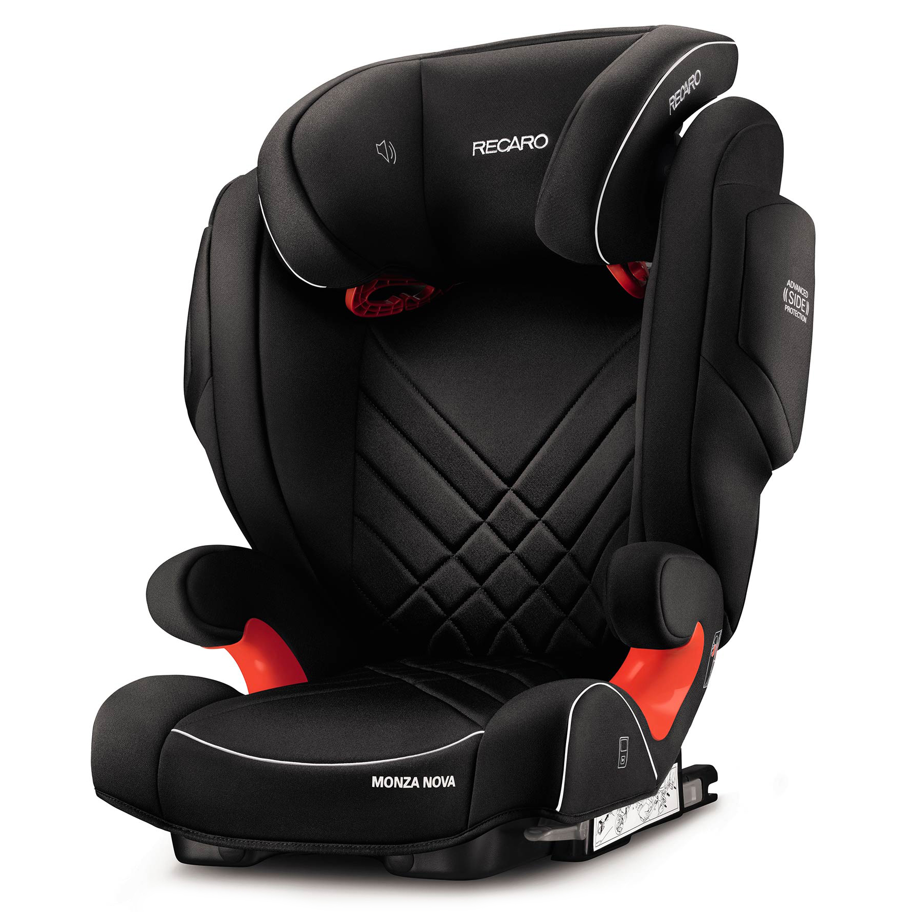 Автокресло Recaro Monza Nova 2 Seatfix Perfomance Black - фото 1