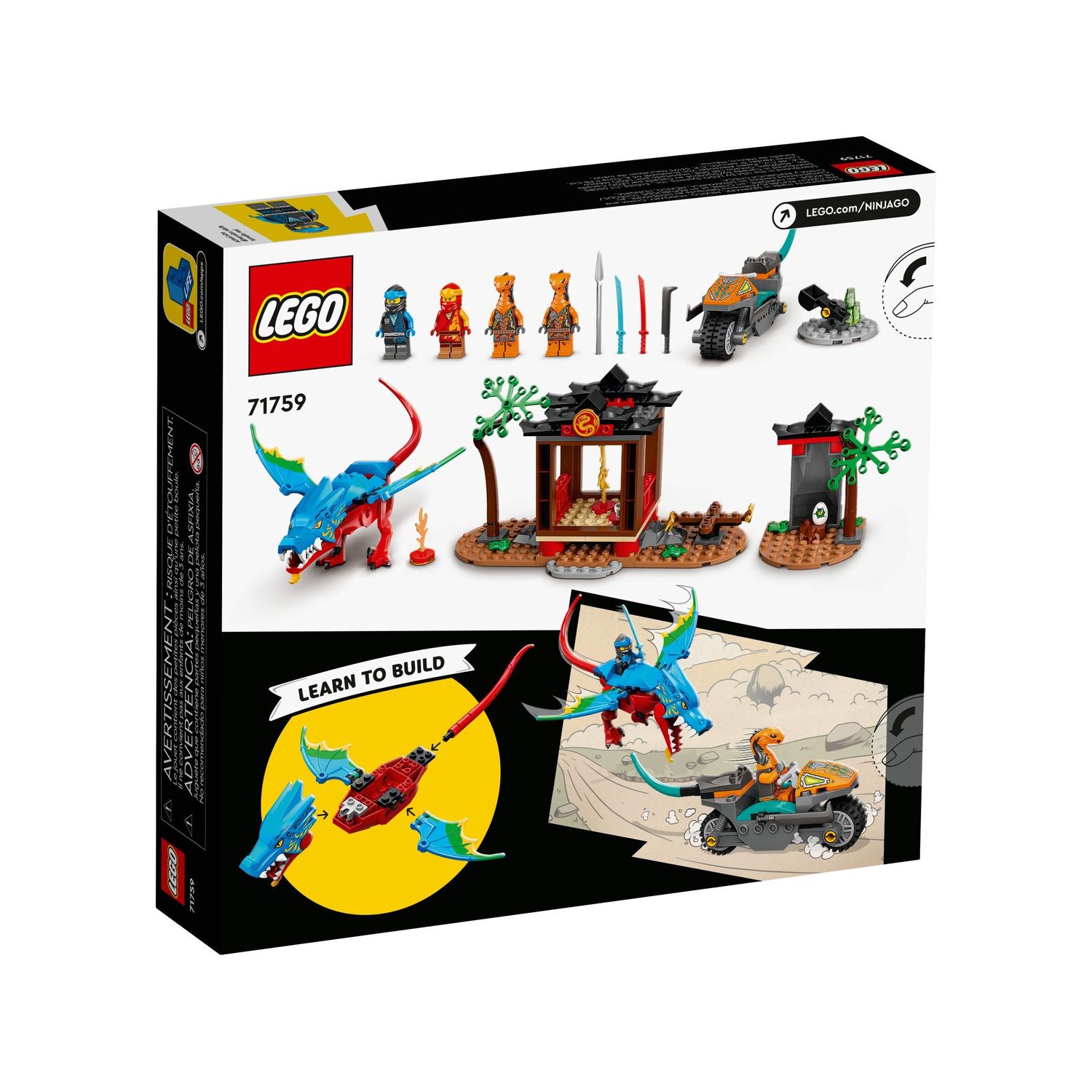 Конструктор LEGO Ninjago Ninja Dragon Temple 71759 - фото 6