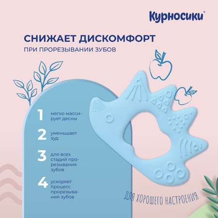 Прорезыватель Курносики Ёжик с 4месяцев 23178