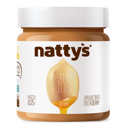 Паста арахисовая Nattys Creamy с мёдом 525 г