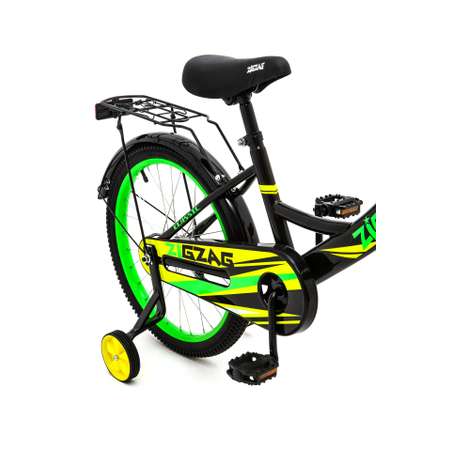 Велосипед ZigZag CLASSIC черный желтый зеленый 20 дюймов
