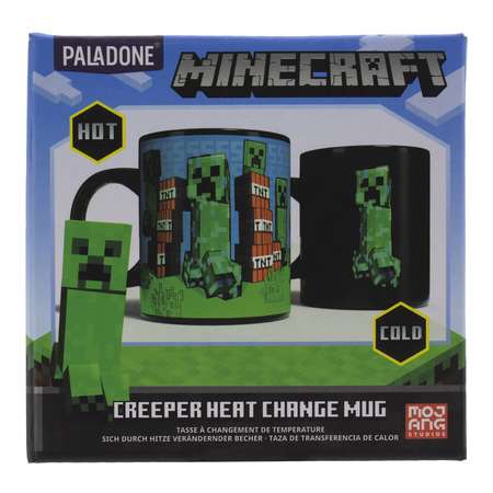 Кружка PALADONE Minecraft Creeper Heat Change Mug 300ML PP7975MCF