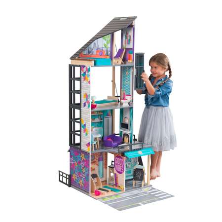 Кукольный домик  KidKraft Бьянка с мебелью 26 предметов свет звук  65989_KE