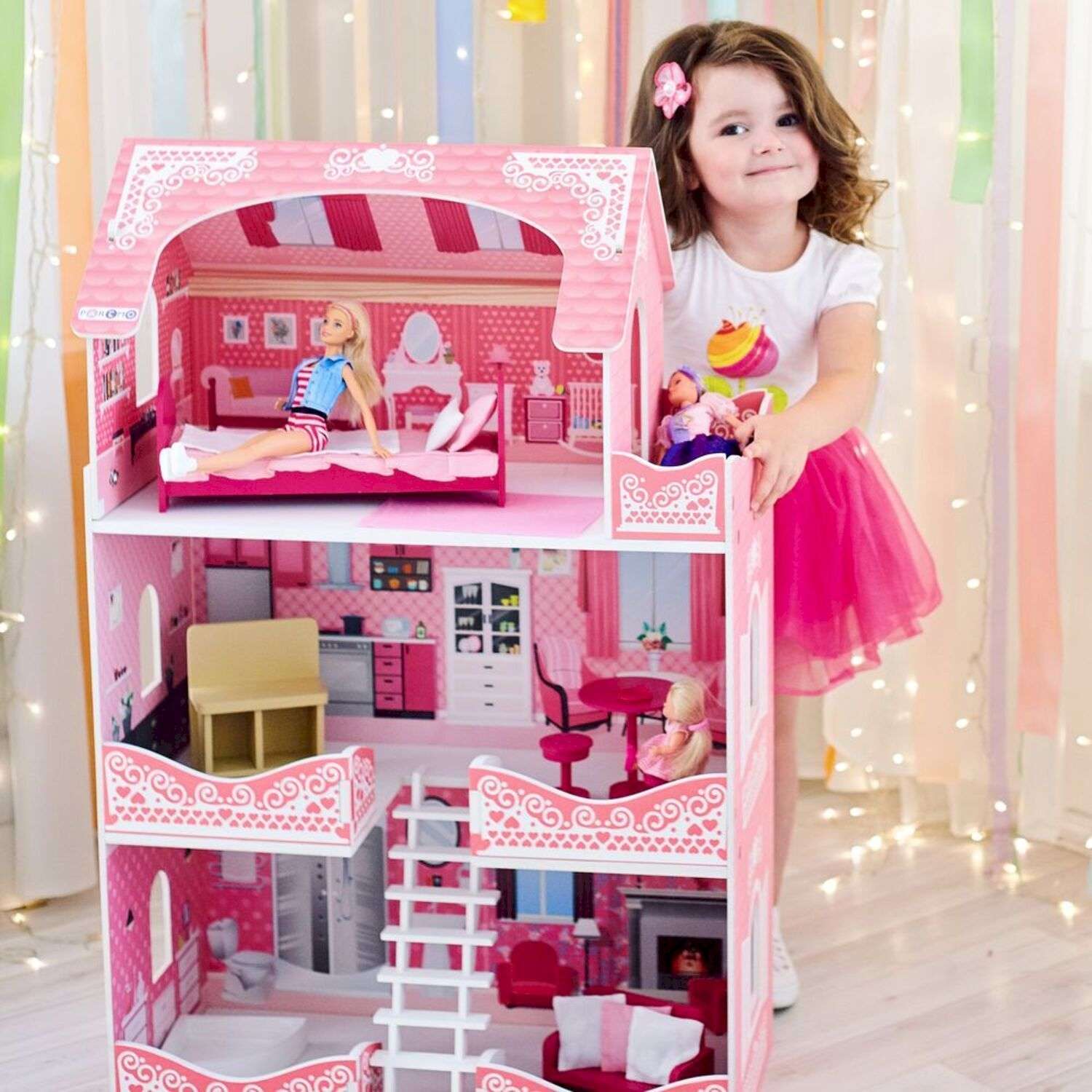 Кукольный домик Paremo Розет Шери с мебелью 7 предметов PD318-08 PD318-08 - фото 2