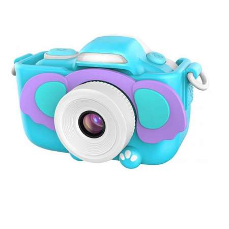 Детский фотоаппарат Ripoma со вспышкой и селфи камерой Слоник