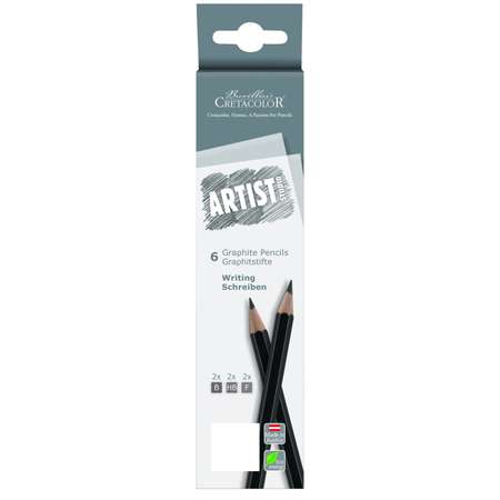 Карандаши графитовые CRETACOLOR Artist Studio 6 штук для графики