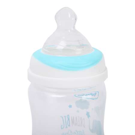 Бутылочка Baby Go широкое горлышко 125мл Blue Z-002