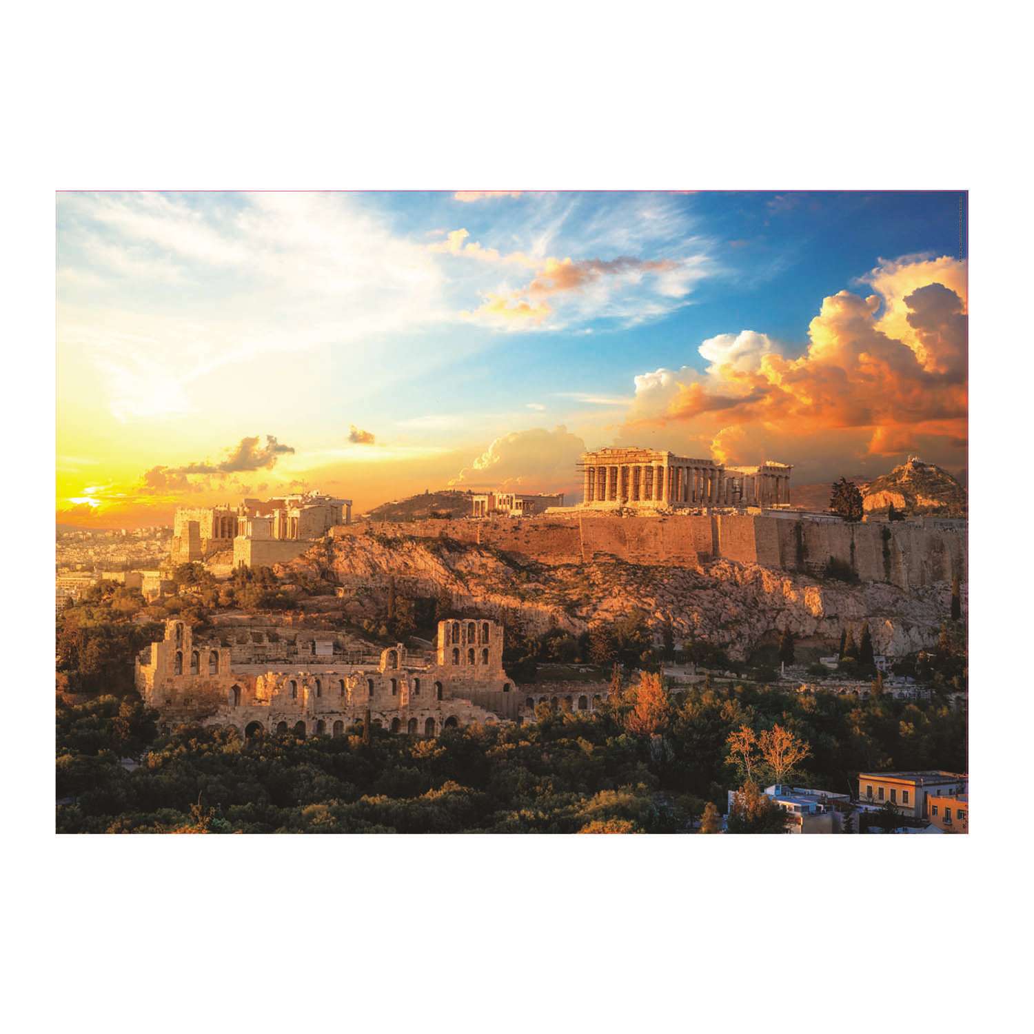 Пазл EDUCA 1000 деталей Афинский Акрополь - фото 2