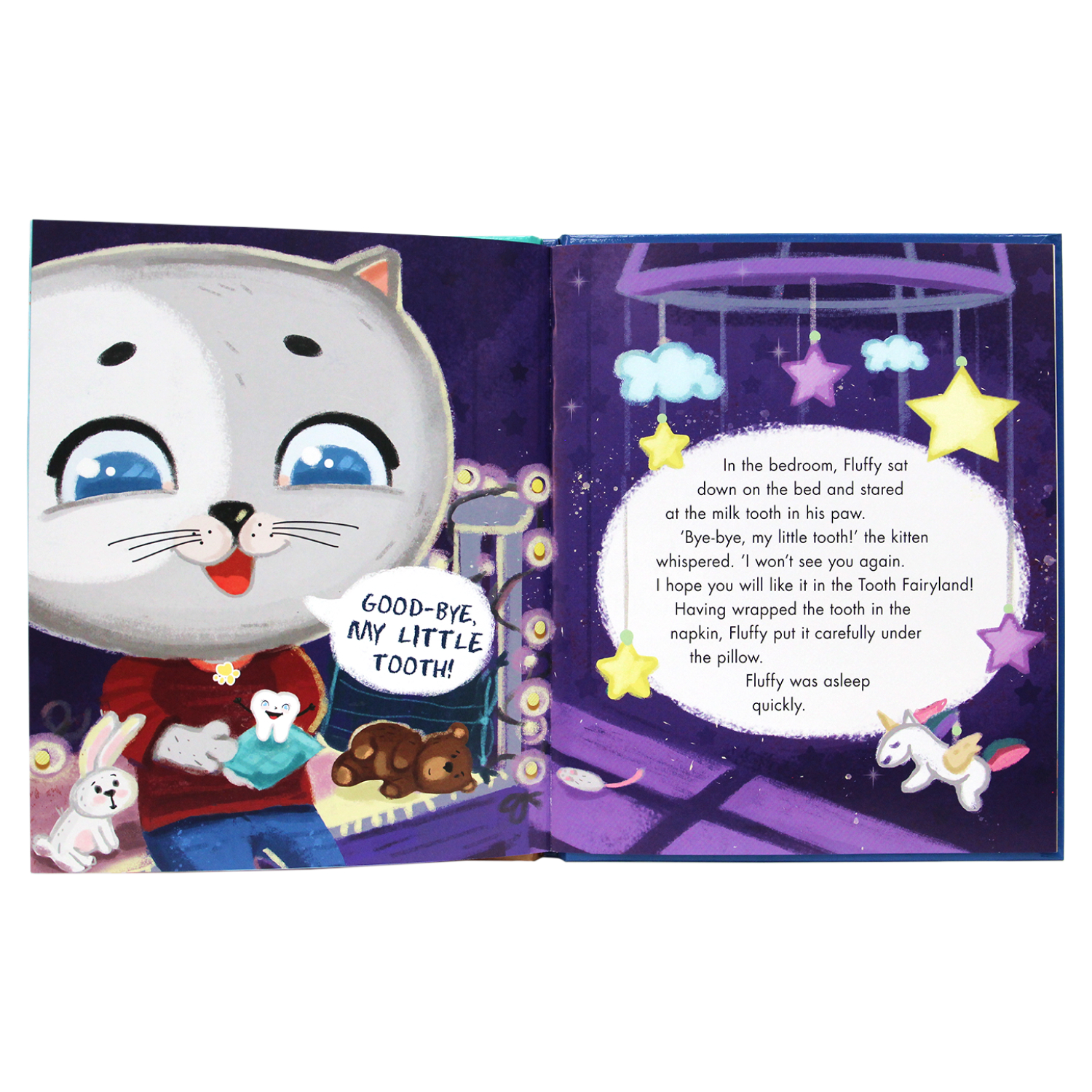 Книга Проф-Пресс на английском языке Kitten Fluffy and Tooth fairy - фото 4