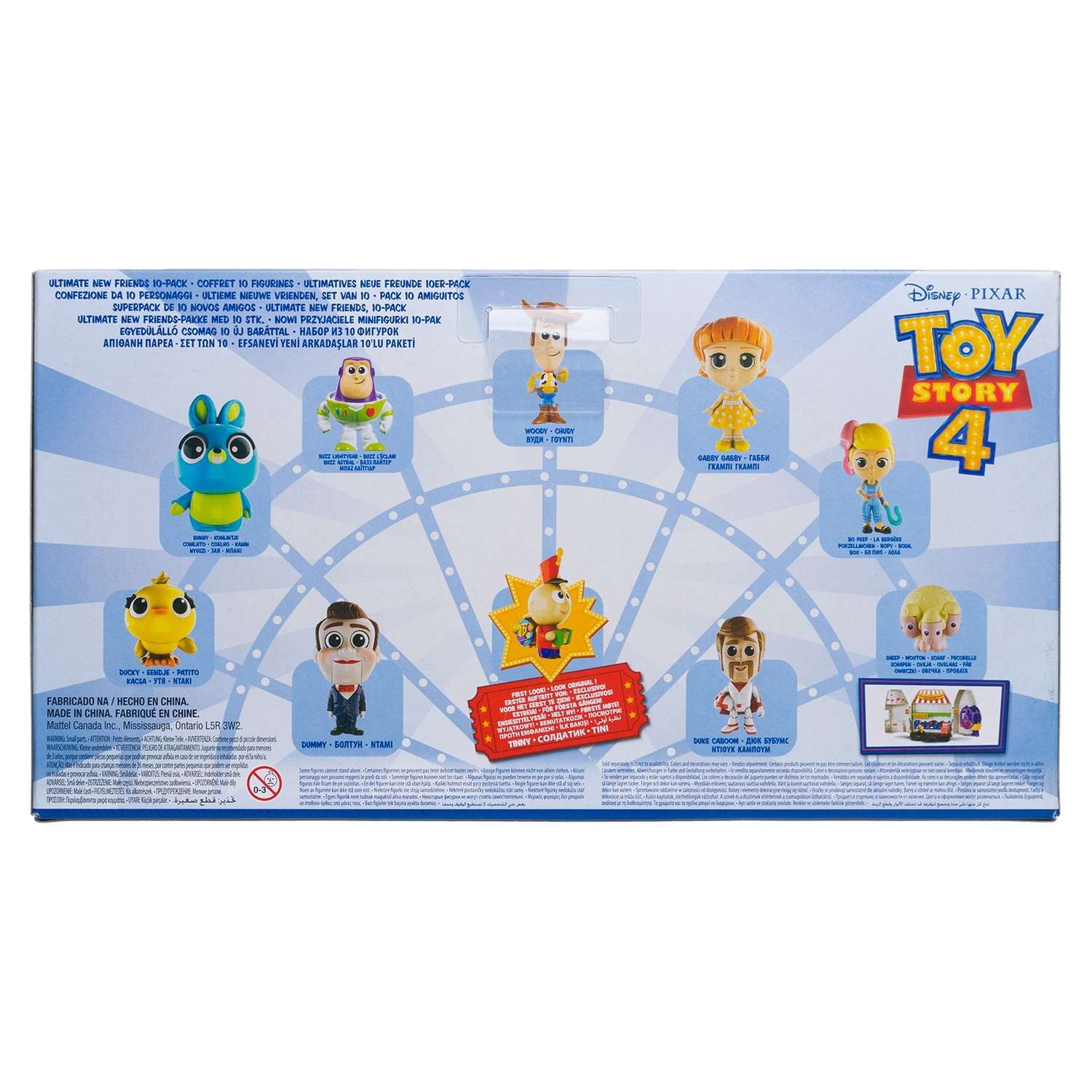 Набор мини-фигурок Toy Story 4 10шт GCY86 - фото 5