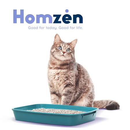 Наполнитель для кошачьего туалета Homzen комкующийся 10кг