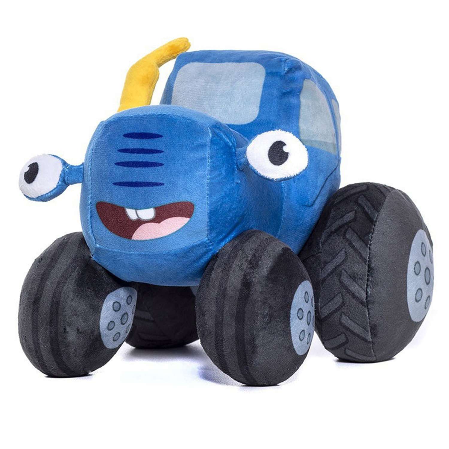 Мягкая игрушка Синий трактор музыкальная - фото 1