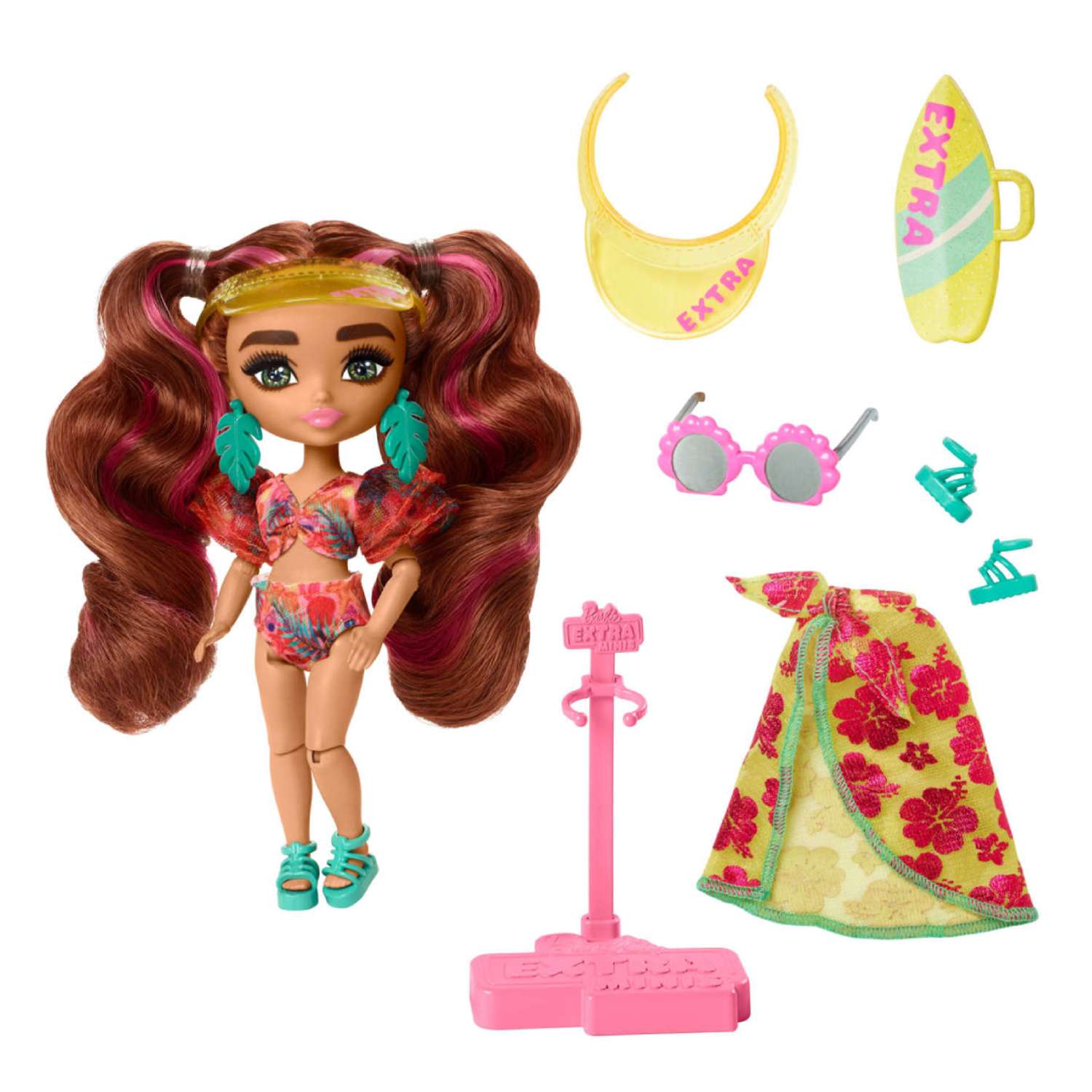 Набор игровой Кукла Barbie Экстра Fly Minis Beach HPB18 HPB18 - фото 2