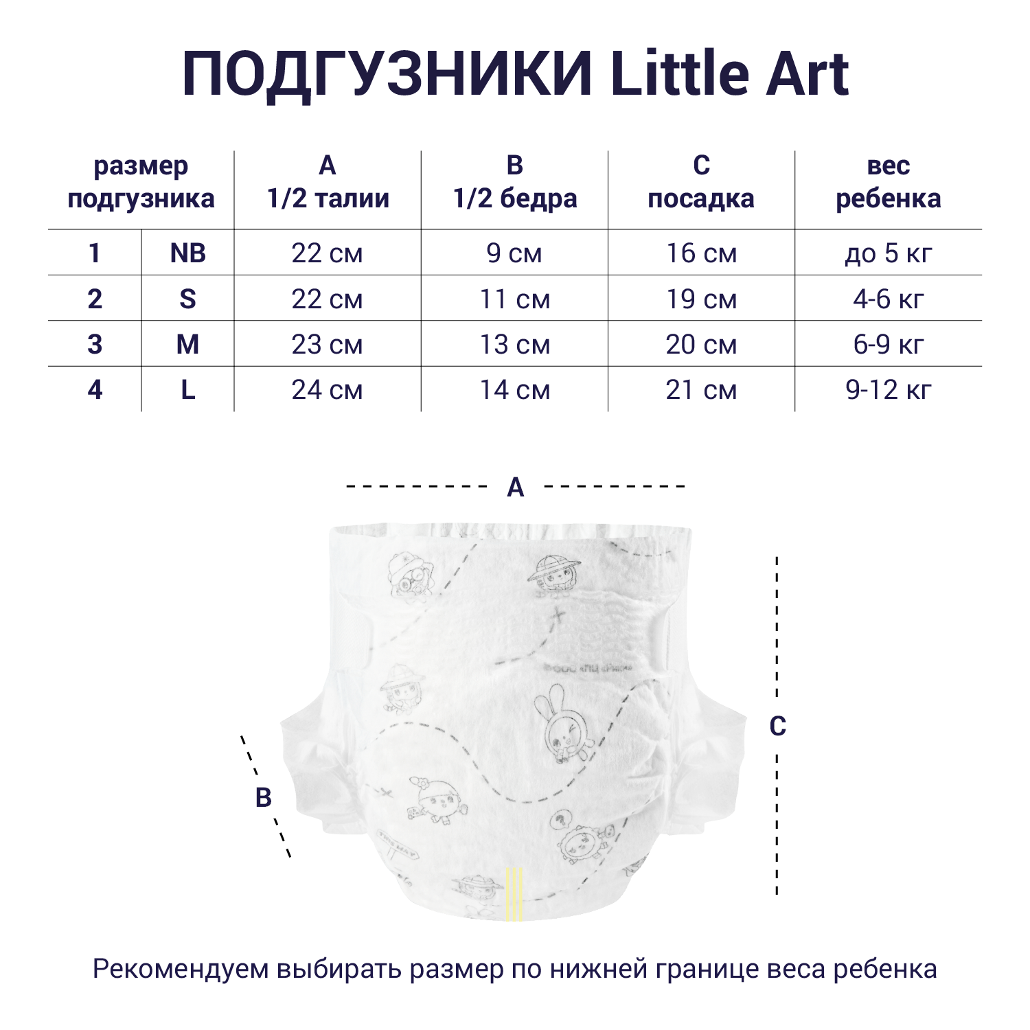 Подгузники Little Art 18 шт. M - фото 7