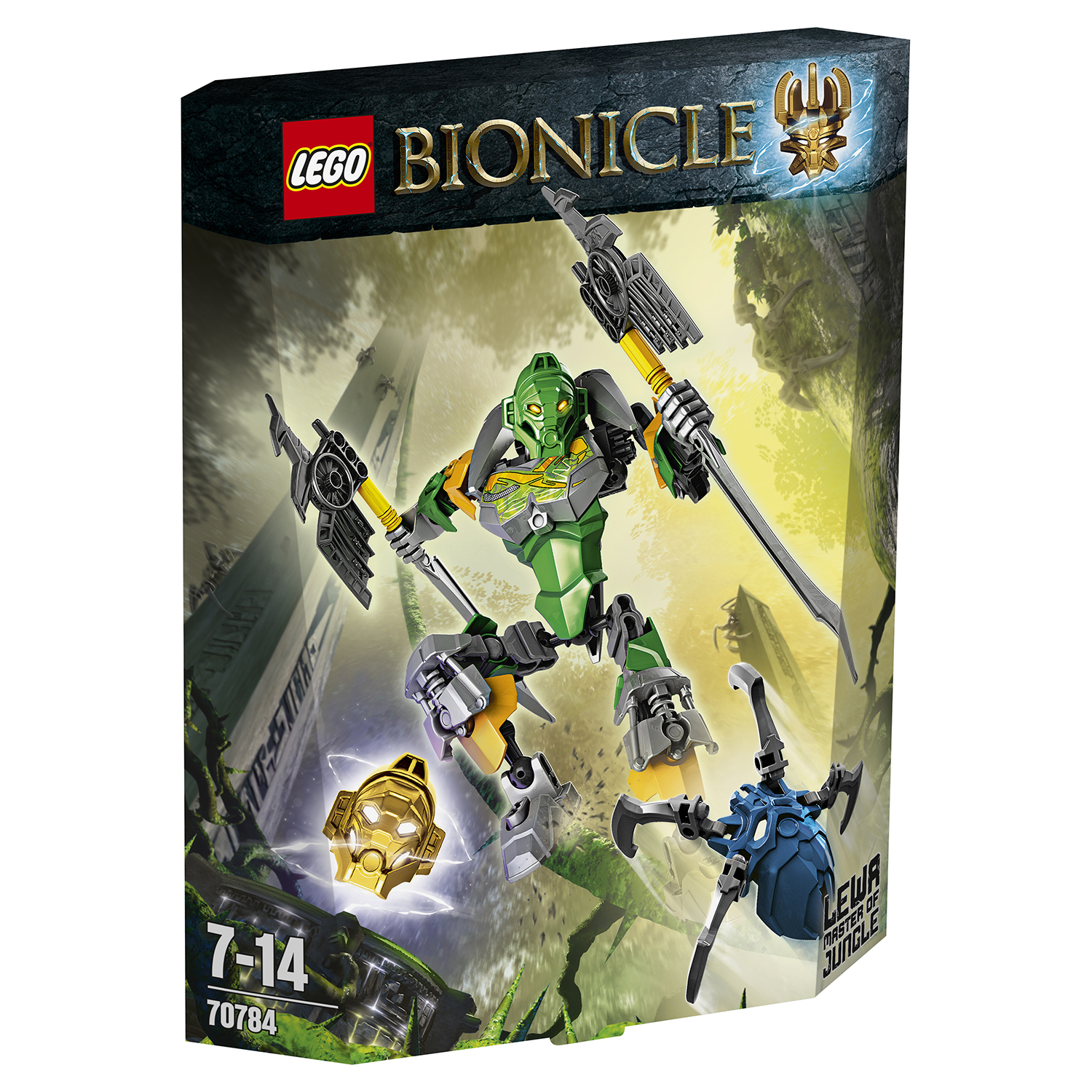 Конструктор LEGO Bionicle Лева – Повелитель Джунглей (70784) купить по цене  999 ₽ в интернет-магазине Детский мир