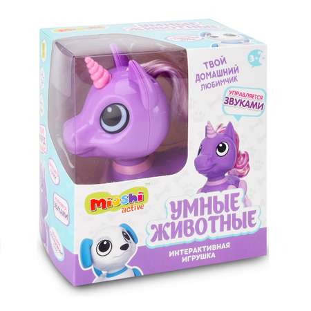 Интерактивная игрушка Mioshi Умные животные: Единорожка 13 см