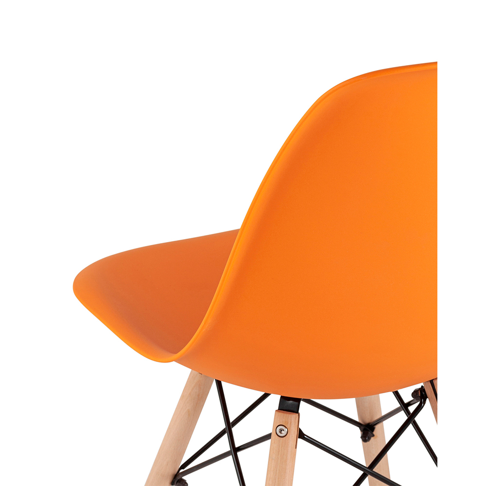 Стул Stool Group DSW Style orange - фото 7