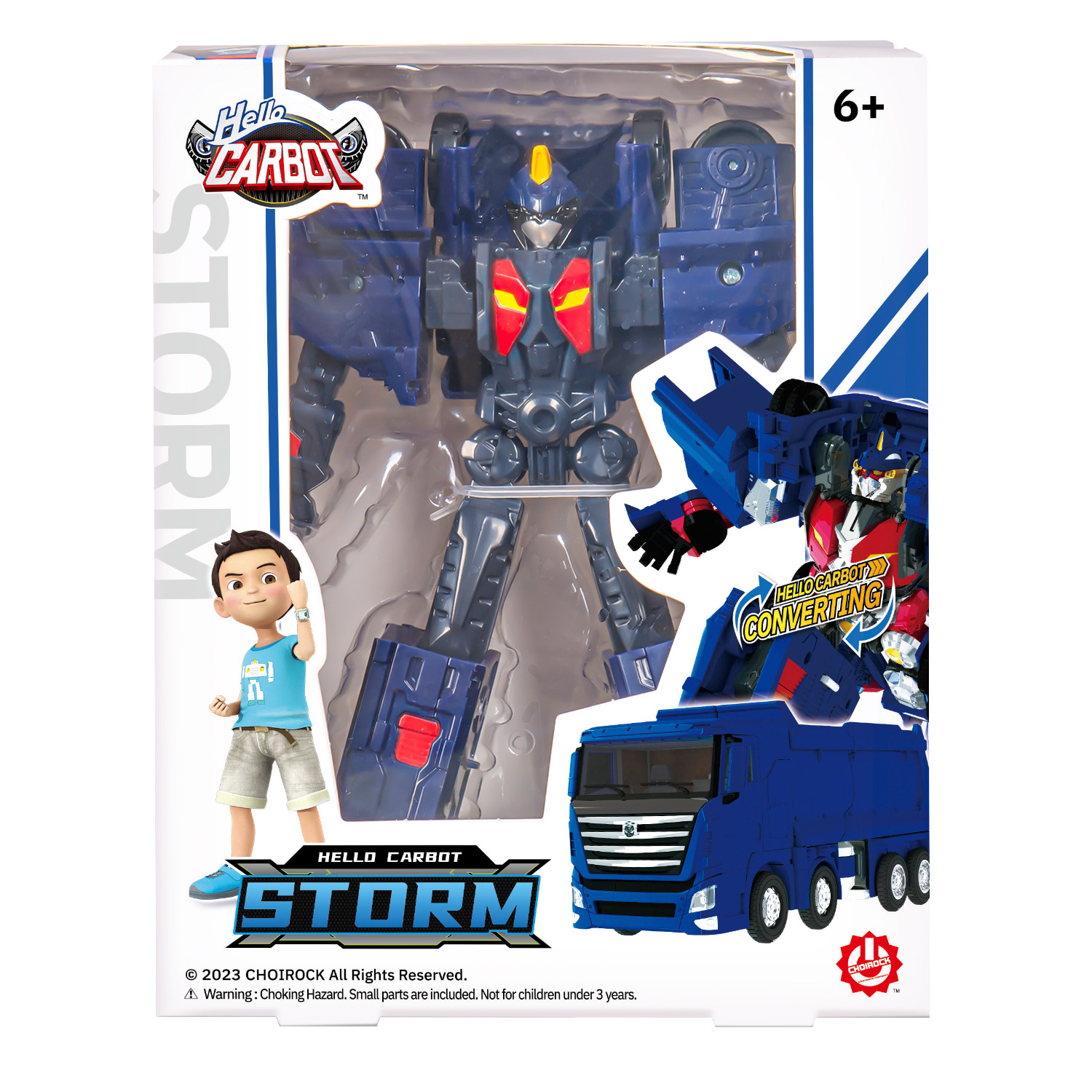 Игрушка Hello Carbot Storm Трансформер 16см S1 42893 купить по цене 1499 ₽  в интернет-магазине Детский мир