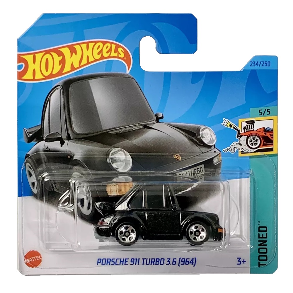 Автомобиль Hot Wheels Porsche 911 TURBO 3 63002 - фото 2