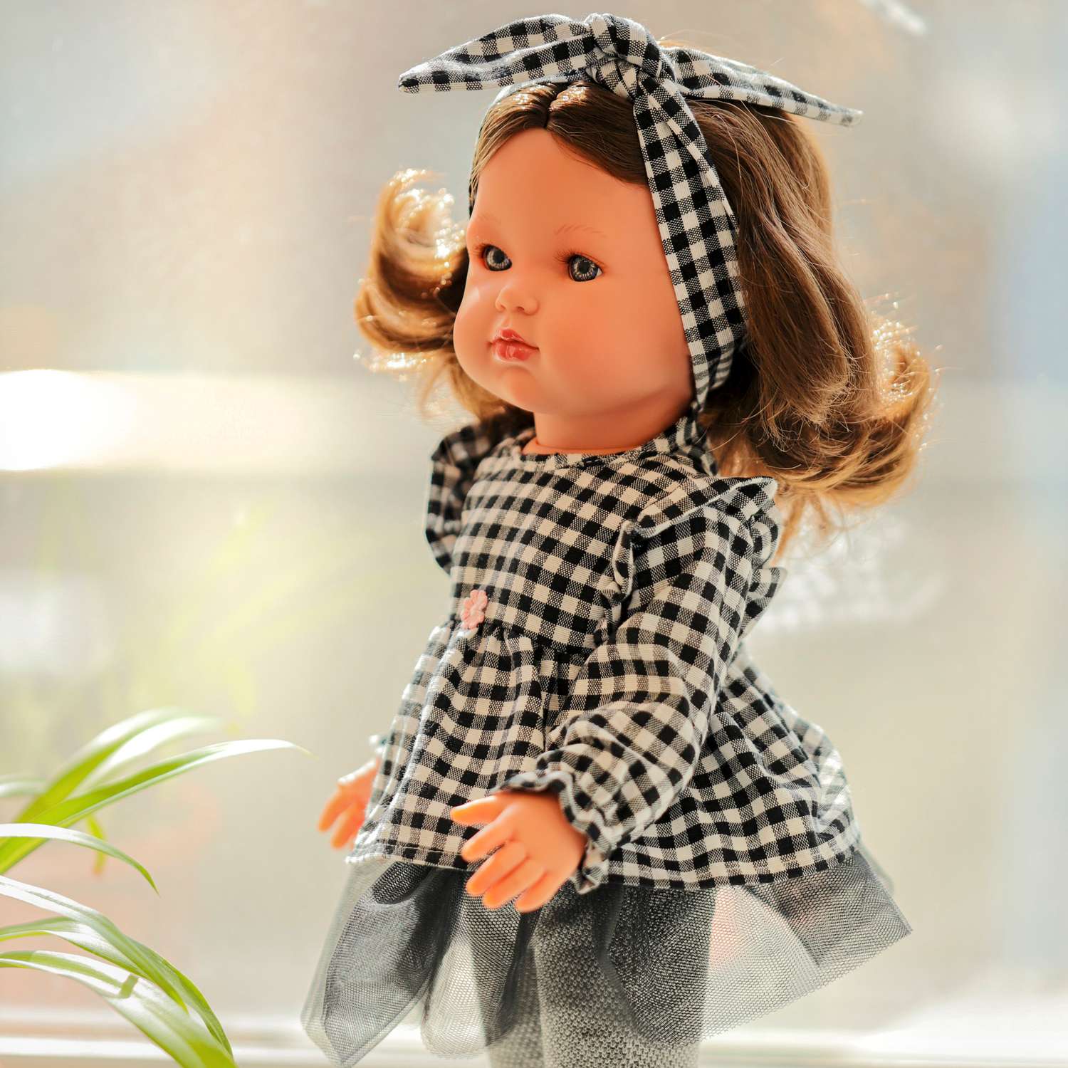 Кукла Antonio Juan Белла в чёрном платье 45 см виниловая 28224 28224 - фото 7