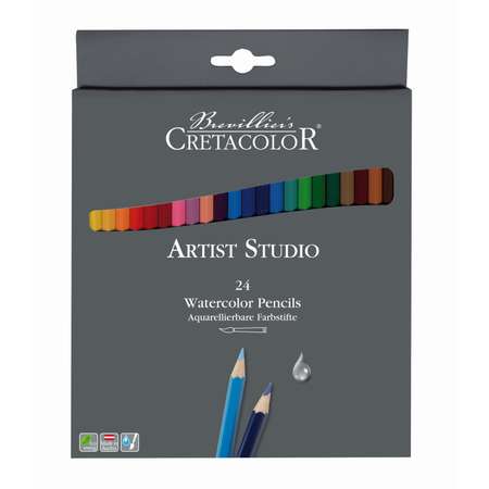 Акварельные карандаши CRETACOLOR Artist Studio 24 цвета