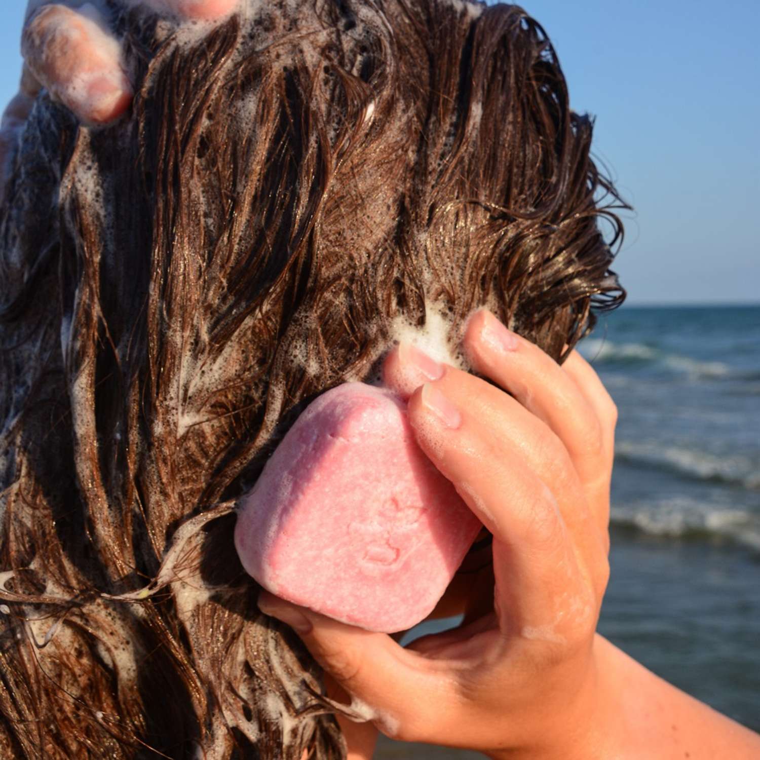 Твердый шампунь Efe L’arome Цветочный шейк‎ питание и восстановление повреждённых и окрашенных волос - фото 5
