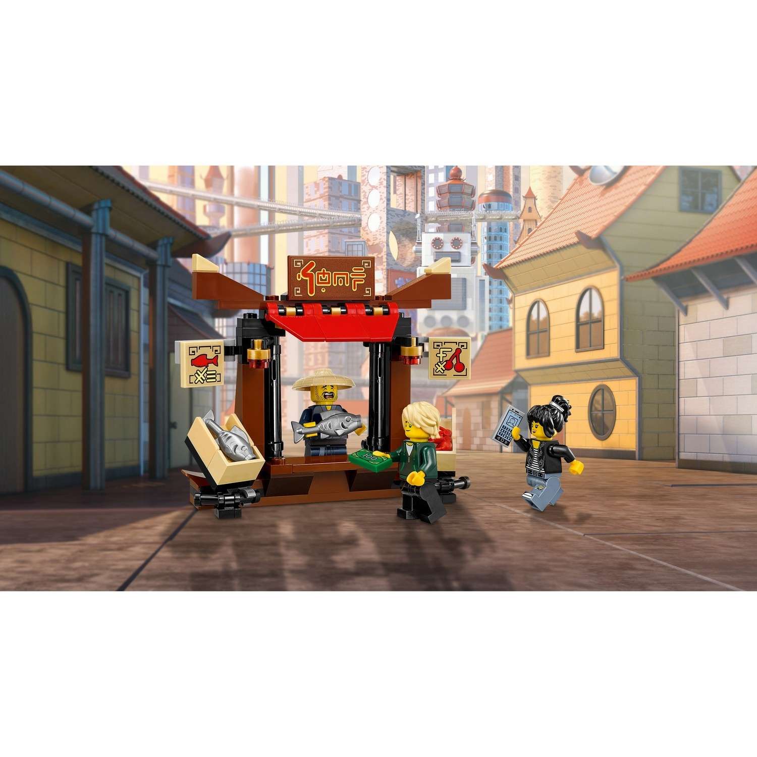 Конструктор LEGO Ninjago Ограбление киоска в НИНДЗЯГО Сити (70607) - фото 6