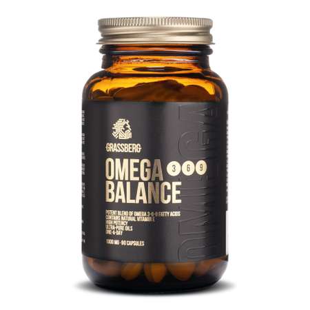 Омега Grassberg Omega Balance 3 6 9 1000мг*90капсул