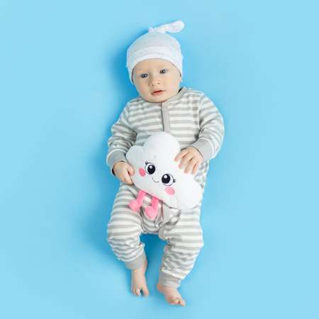 Игрушка Мякиши Детская мягкая грелка с вишнёвыми косточками Облачко от коликов новорожденных подарок