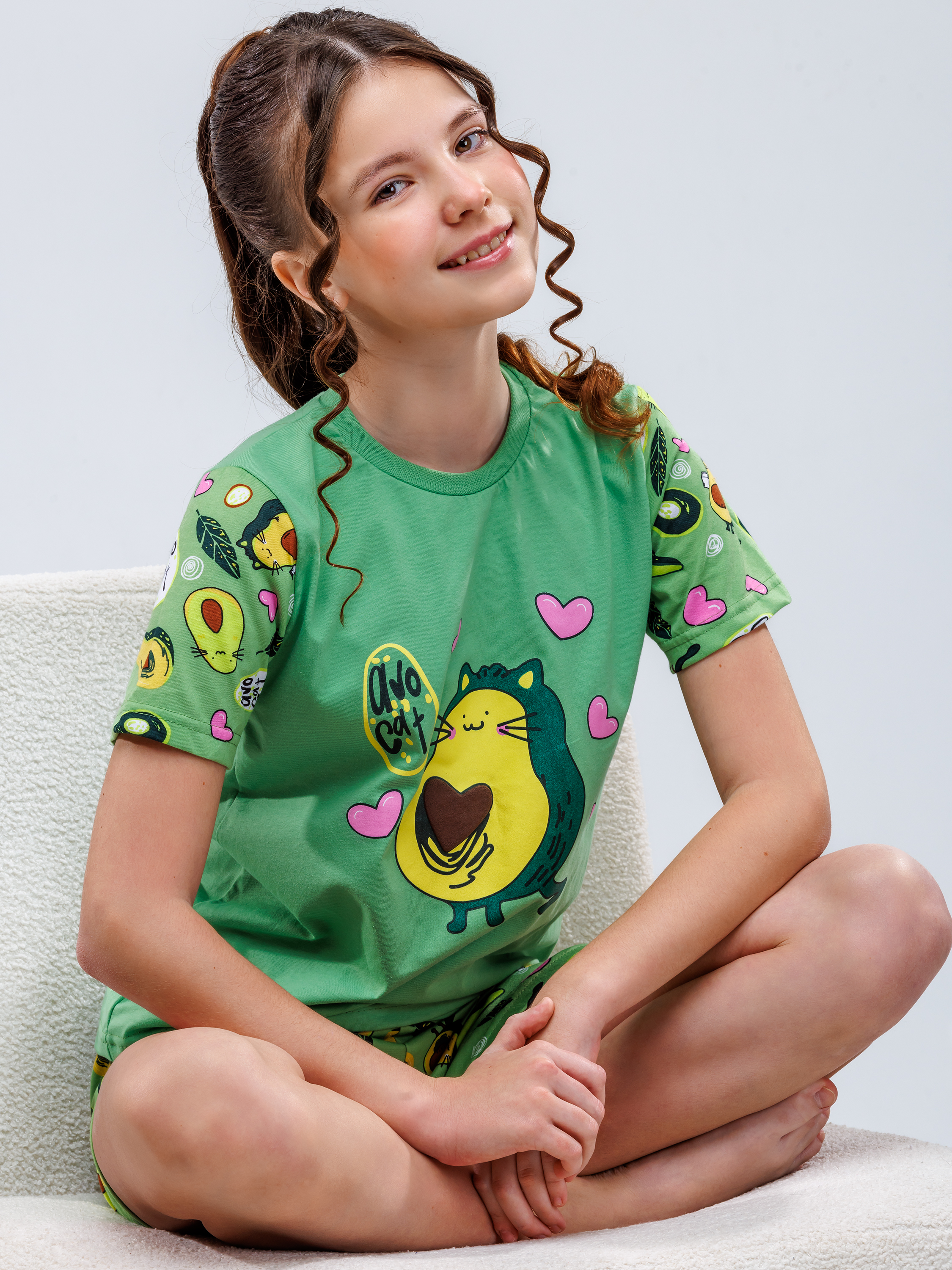 Пижама Babycollection pjm003/sph/k1/012/p2*dзеленый,розовый - фото 6