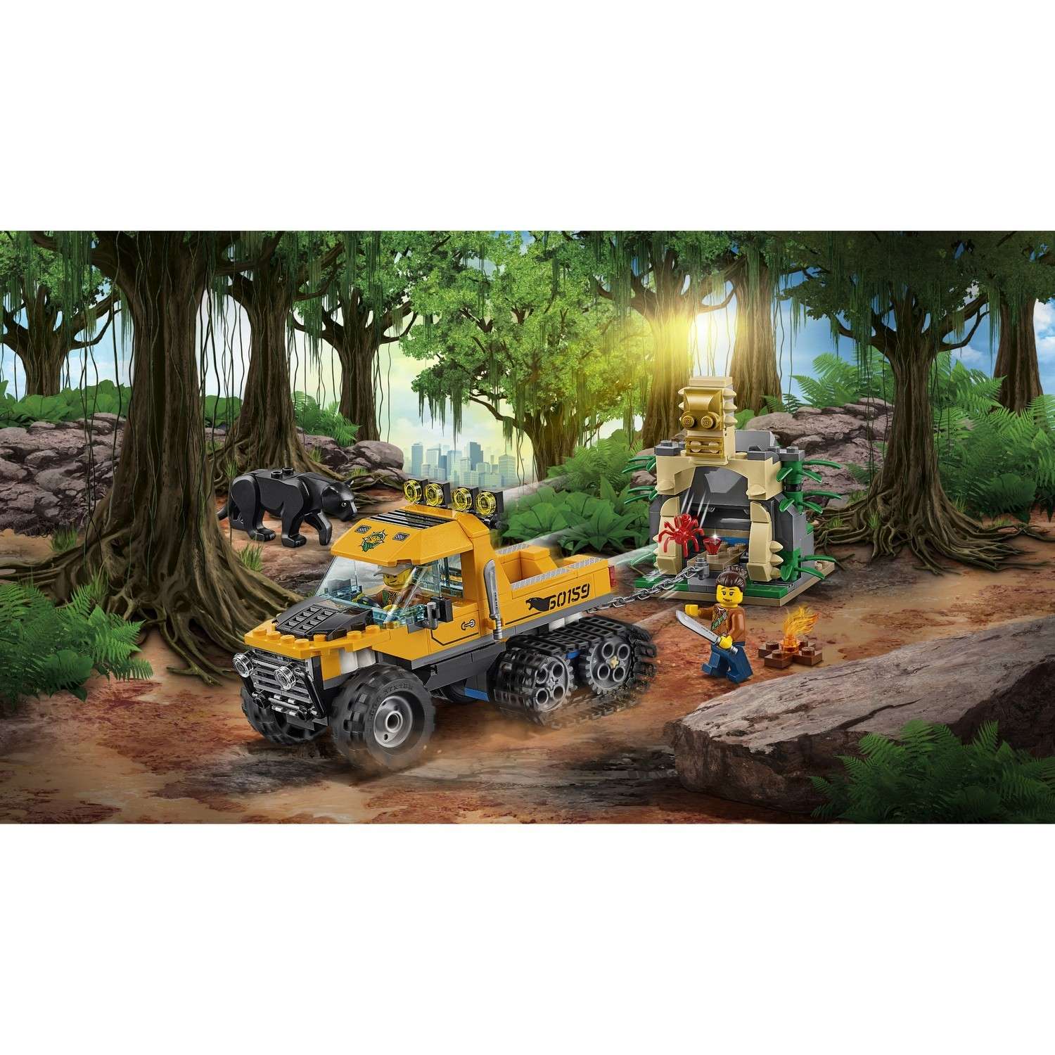 Конструктор LEGO City Jungle Explorers Миссия "Исследование джунглей" (60159) - фото 7
