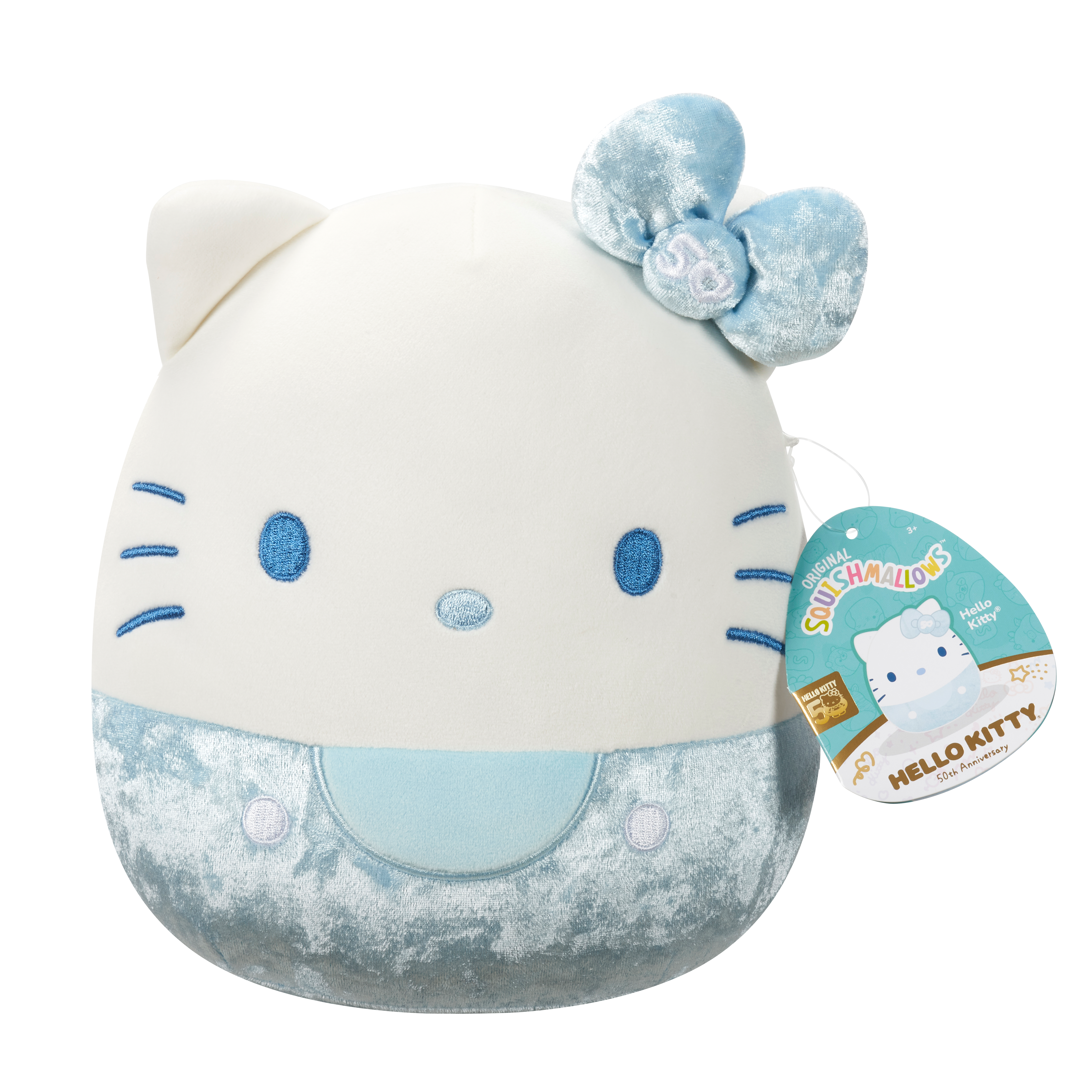 Игрушка мягкая Squishmallows Голубая китти - фото 6